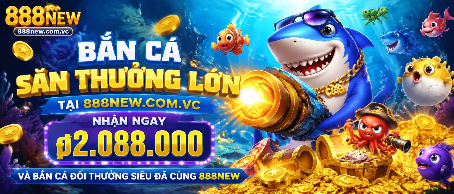 888NEW Bắn Cá mobile interface
