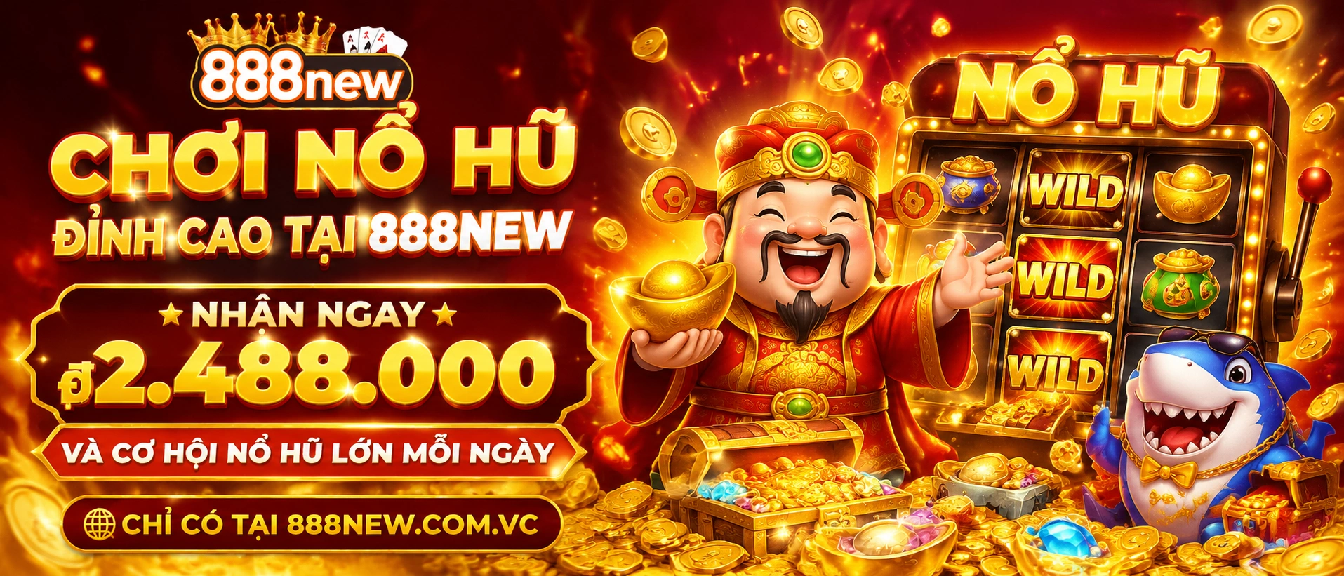 888NEW Nổ Hũ hiển thị danh mục và giao diện chơi trên mobile